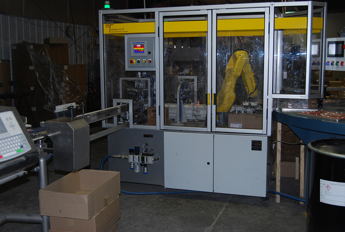 Robotic Line Delivering New Mixer